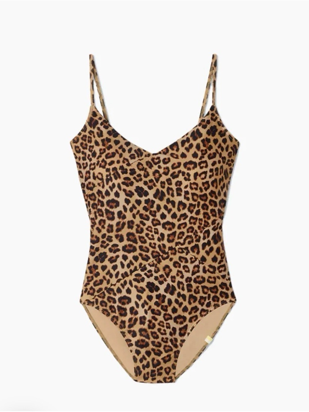 summersalt Women’s Leopard Print “The Marina” One-Piece Swimsuit - Leopard Print